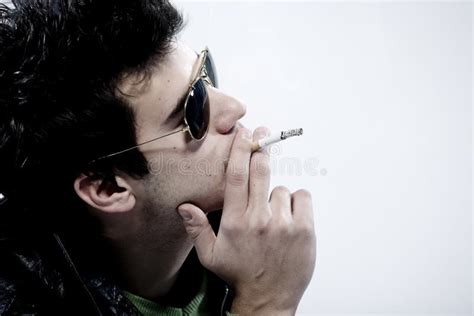 Boy Smoking A Cigarette Picture. Image: 5696237