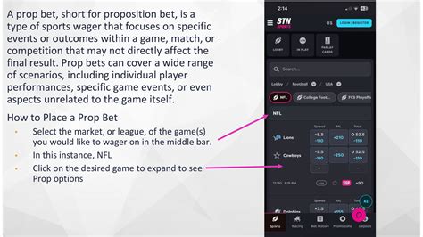 How to Place a Prop Bet - STN Sports