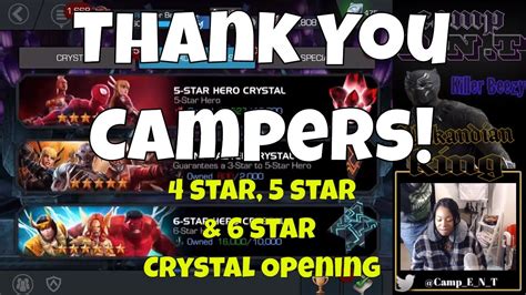 4 5 And 6 Star Crystal Opening L Marvel Contest Of Champions Youtube