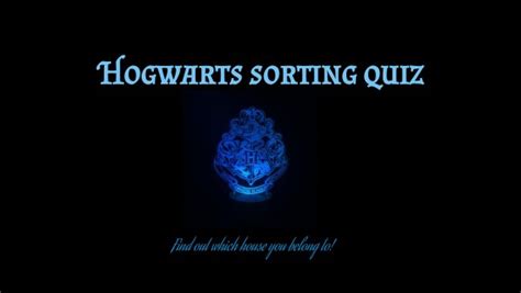 Hogwarts Sorting Quiz