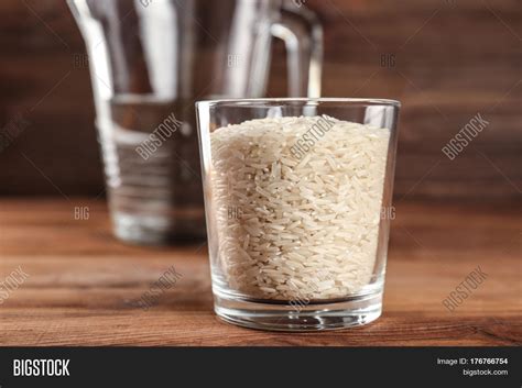 Glass Rice Measuring Image And Photo Free Trial Bigstock