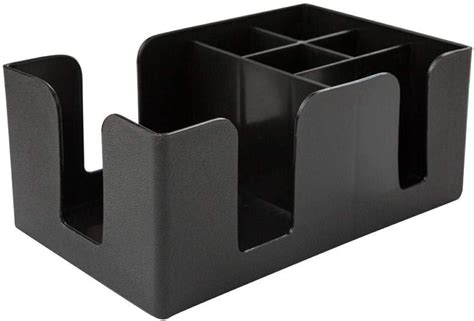 Chabrias Ltd Plastic Classic Bar Caddy Black Bar Storage Bar