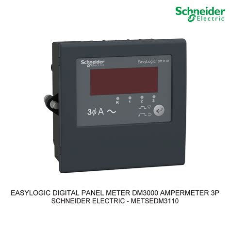 Easylogic Digital Panel Meter Dm3000 Ampermeter 3p