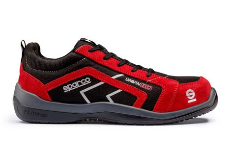 Basket De S Curit Sparco Urban Evo S P Rouge Chaussures Pro