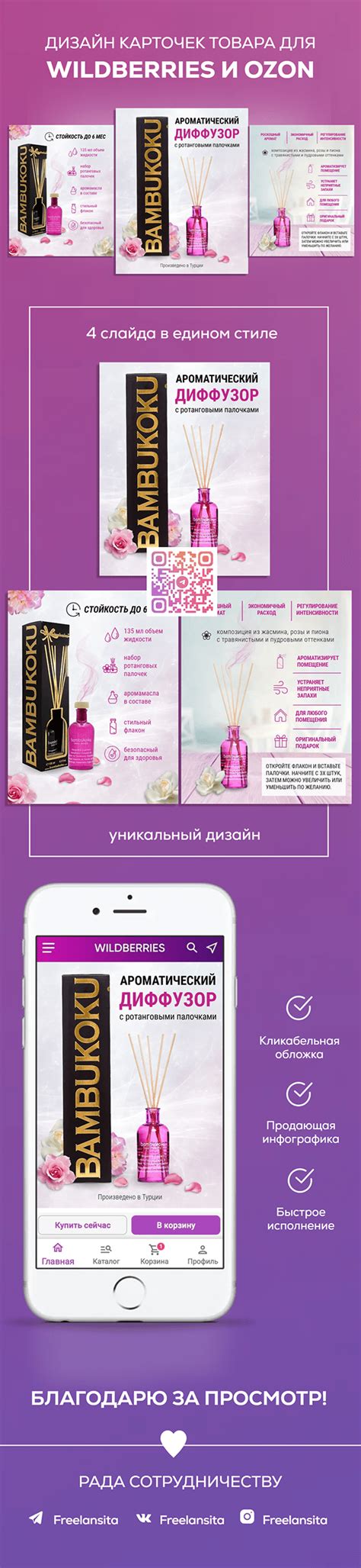 Дизайн карточки товара для Вайлдберриз :: Behance