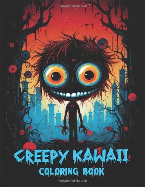 Creepy Kawaii Coloring Book: Delight in 30 Whimsical Creepy Kawaii ...