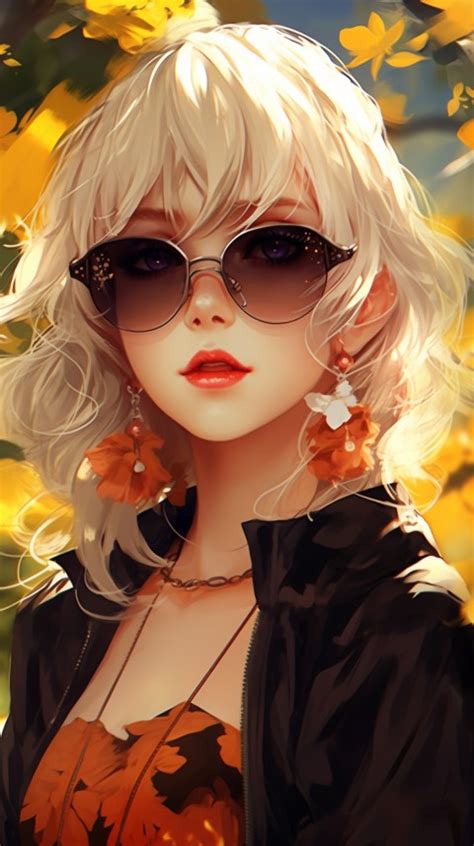 Sunglasses Anime Girl Aesthetic 66 Wallpaper Images And Photos