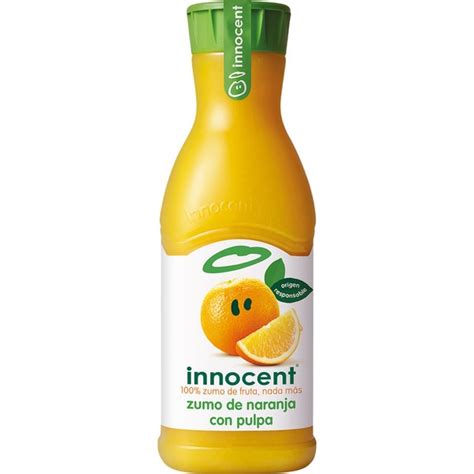 Comprar Zumo De Naranja Con Pulpa Exprimido Botella 900 Ml INNOCENT