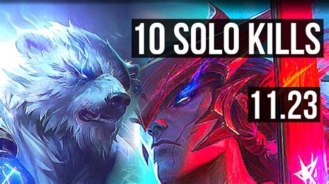 VOLI Vs YONE TOP 10 Solo Kills 400 Games 1 0M Mastery BR