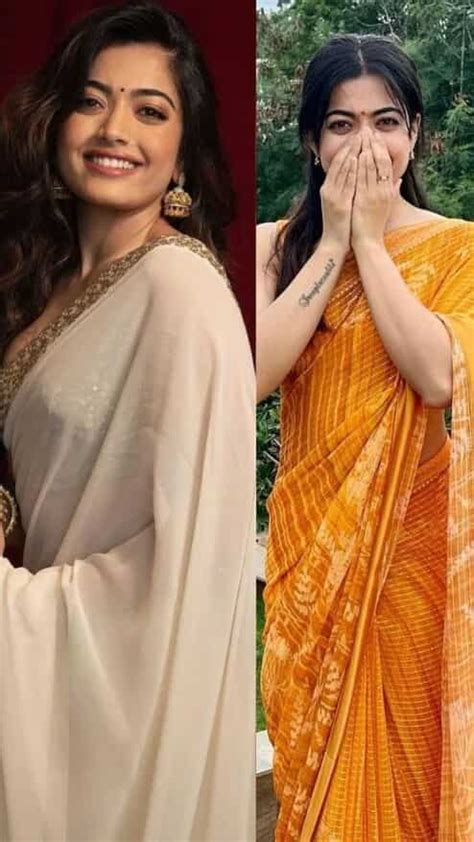 Times Rashmika Mandanna Set Major Fashion Goals In Sarees