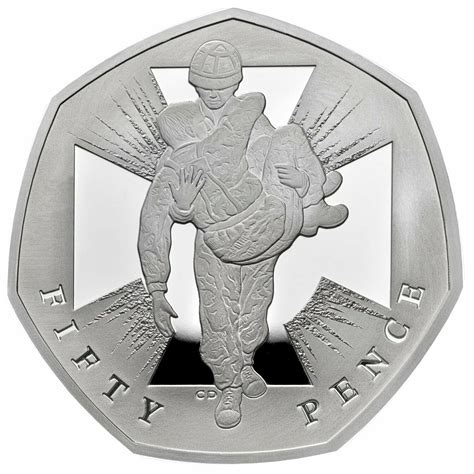 2019 Victoria Cross Heroic Acts 50p Silver Proof Coin - 2006