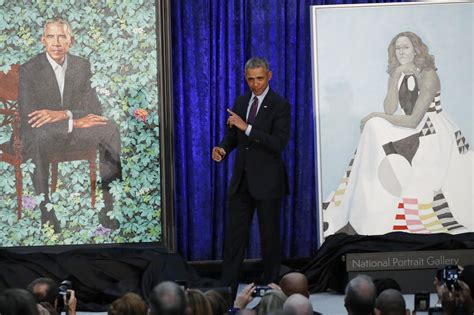 Portraits Of Obamas Unveiled At Smithsonian National Portrait Gallery Cbs News