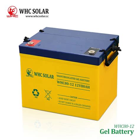 Solar Deep Cycle Battery Gel 12v 80ah Ups Back Up Whc