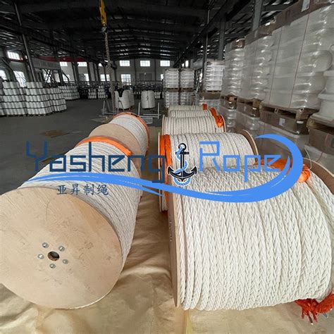 Strand White Uhmwpe Mooring Rope For Tugboats Ropes Nets And