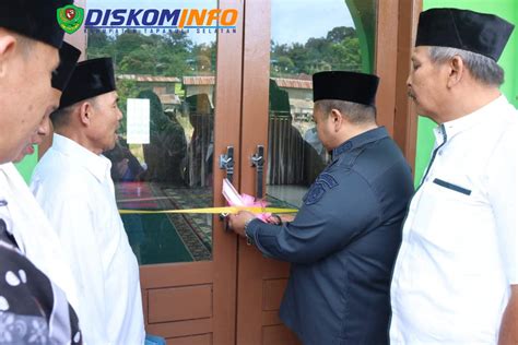 Resmikan Masjid Al Ikhlas Bupati Tapsel Jadikan Masjid Sebagai