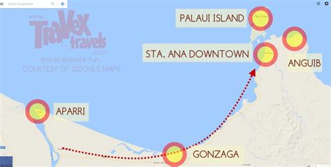 How To Go To Sta Ana Aparri Tuguegarao In Cagayan With Maps