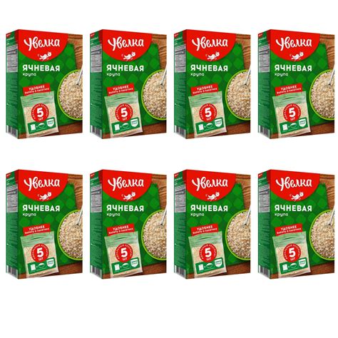 Крупа Увелка ячневая в пакетиках, 8 шт х 400 г — купить в интернет ...