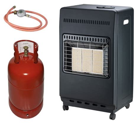 Газовый конвектор FLATELLI RS-42 с шлангом и редуктором + балон газовый ...