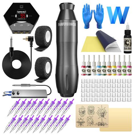 Wormhole Tattoo Pen Kit with 10 Tattoo Ink WTK060 – wormholesupply