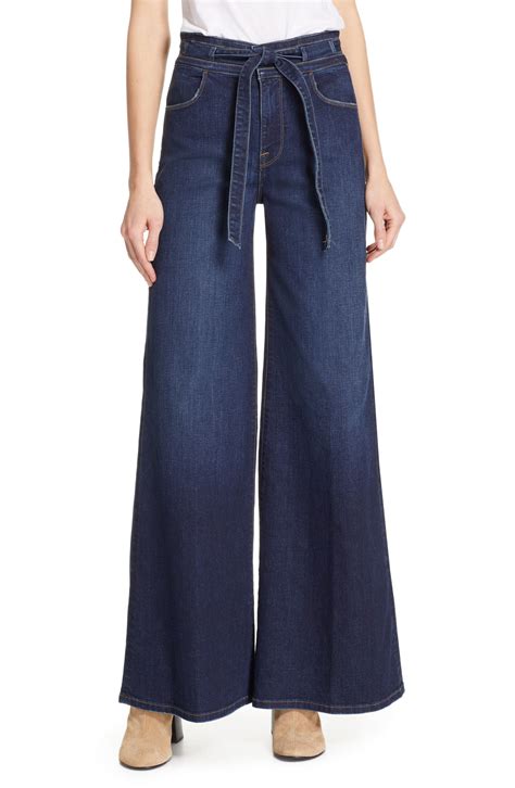 Frame Belted Palazzo Jeans Meribo Nordstrom Exclusive Fashion Street Style Women Denim Trends