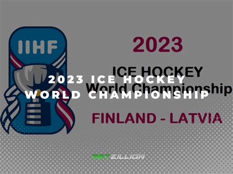 2023 IIHF World Championship Betting Tips & Predictions | Ice Hockey WC ...