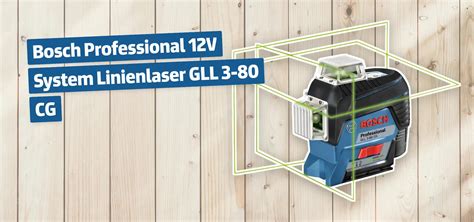 Bosch Professional V System Linienlaser Gll Cg Testbericht