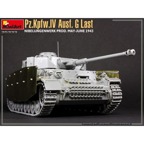 Miniart 35333 1 35 Pz Kpfw IV Ausf G Last Ausf H Early