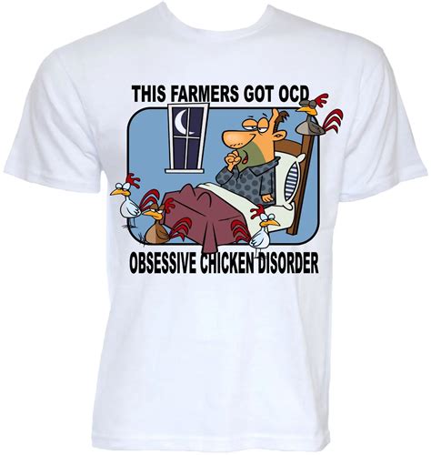 Mens Funny Cool Novelty Joke Farmer Farming Ocd T Shirts Rude Slogan