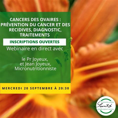 CANCERS DES OVAIRES PRÉVENTION DU CANCER ET DES RECIDIVES DIAGNOST