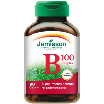 Buy Jamieson Vitamin B 100 Complex Time Released From Canada At Well Ca