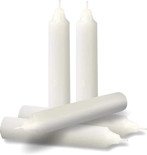 Horizon Household Candles 20 In Pack White Short Taper Candles Unscented Emergency Grocery