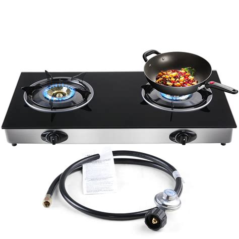 forimo Propane Gas Cooktop 2 Burners Gas Stove portable gas stove ...