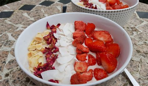 Strawberry And Rose Smoothie Bowl The Big Wide World And Me