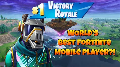 THE BEST FORTNITE MOBILE PLAYER IN THE WORLD YouTube