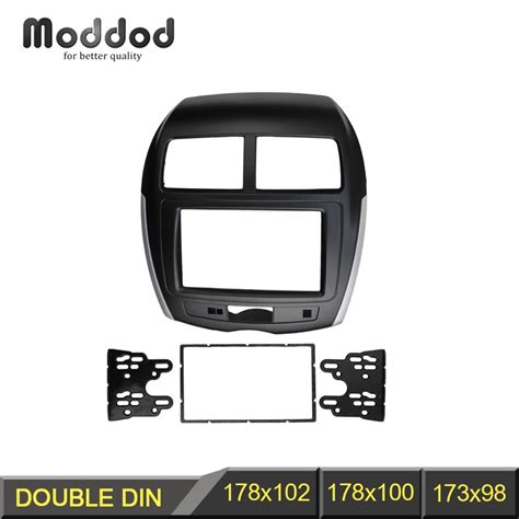 Double Din Car Radio Fascia For Mitsubishi Asx Rvr Grandado