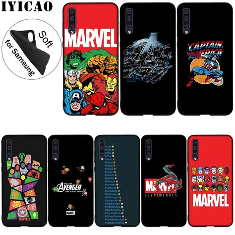 Iyicao Marvel Avengers Soft Silicone Case For Samsung Galaxy A A