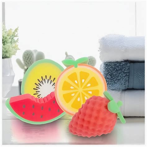 Esponja De Banho Frutas Shopee Brasil