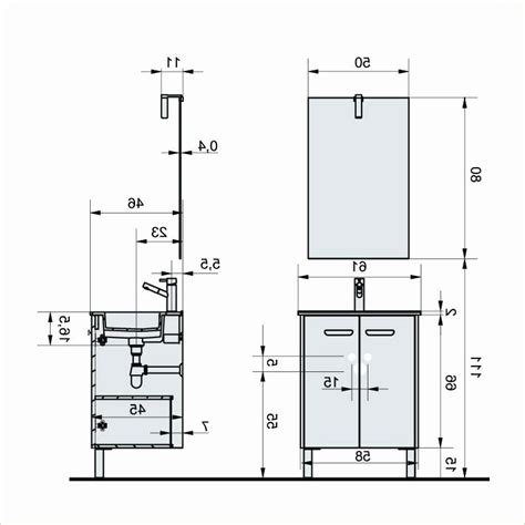 Hauteur Standard Meuble Salle De Bain Suspendu