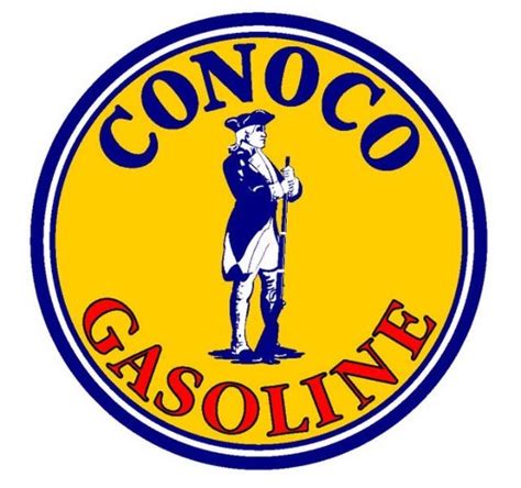 This is the original Conoco logo. Neat. | Old signs, Porcelain signs, Signs