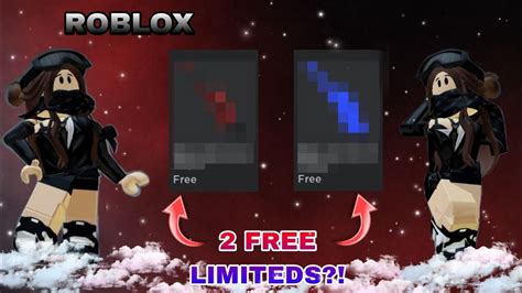 2 NEW FREE LIMITED ITEMS ROBLOX YouTube