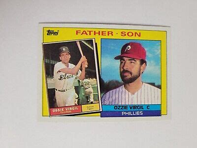 Topps Baseball Father Son Ossie Ozzie Virgil Ebay