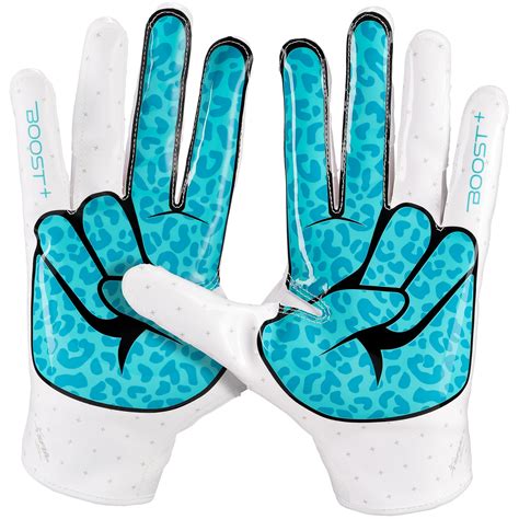 Miami Football Gloves Grip Boost 60 Aqua Gloves