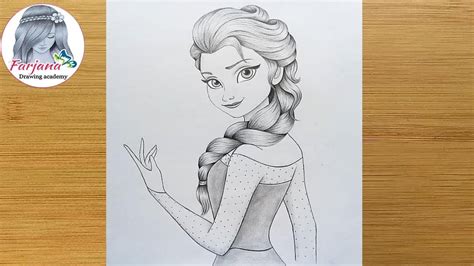 Frozen Elsa Drawing Pencil Easy