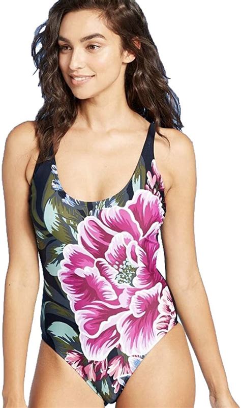 Kona Sol Womens Medium Coverage One Piece Swimsuit Wf Shopping