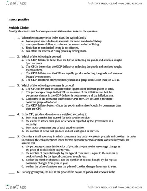 ECON 2305 Midterm ECON Exam 2 Review 93 On The Test OneClass