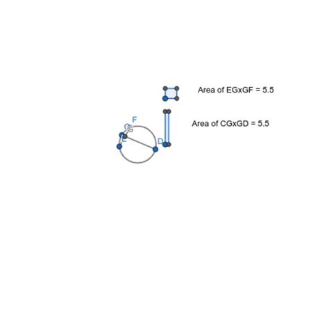 Intersecting Chords GeoGebra