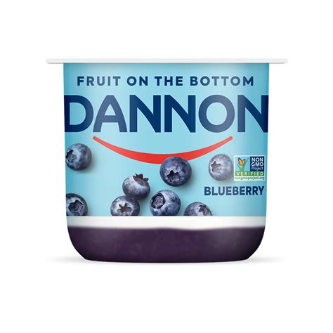 Fruit On The Bottom Blueberry Yogurt | Dannon Yogurt