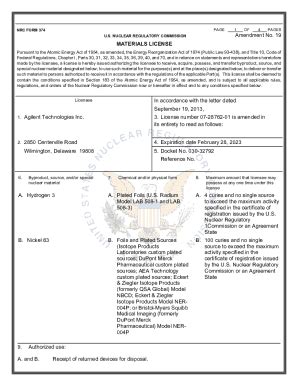 Fillable Online Nrc Govdocsml Nrc Form Corrected Copy U S