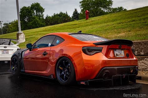 Orange Scion Fr S With Big Rear Diffuser Benlevy