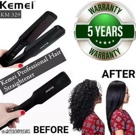 Original Km 329 Hair Straightener Multicolor Aal Sidha To Wali